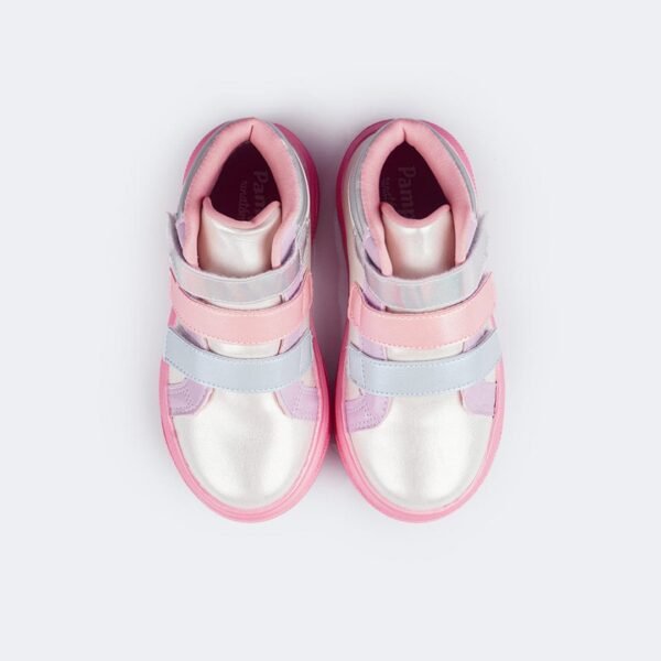Tênis de Led Infantil Feminino XP24 Borboleta Candy Colors - Image 3
