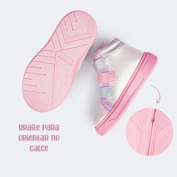 Tênis de Led Infantil Feminino XP24 Borboleta Candy Colors - Image 5