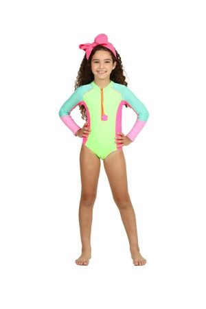 Maiô Infantil Siri Kids - Composição e Conforto